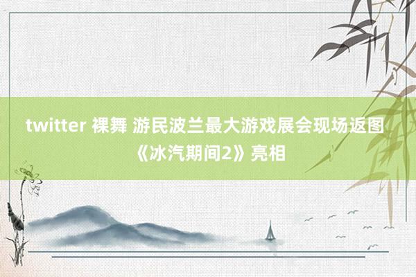 twitter 裸舞 游民波兰最大游戏展会现场返图 《冰汽期间2》亮相