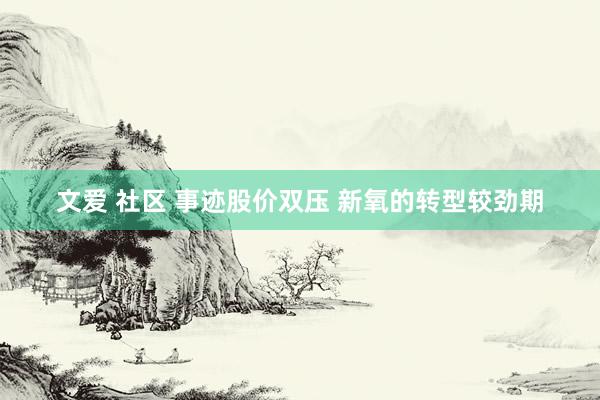 文爱 社区 事迹股价双压 新氧的转型较劲期