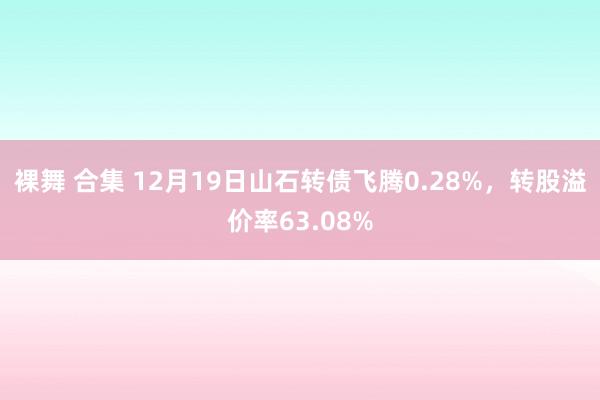 裸舞 合集 12月19日山石转债飞腾0.28%，转股溢价率63.08%